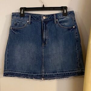 Banana Republic Dark Blue Denim Mini Skirt